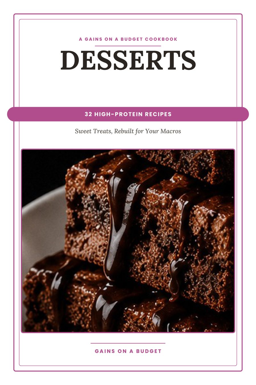Desserts cookbook cover
